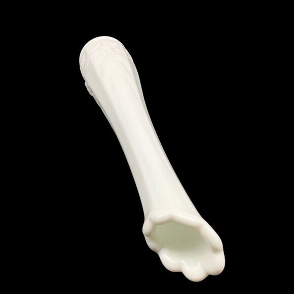 Westmoreland Paneled Grape Milk Glass Bud Vase 10”T 2”W - Picture 6 of 8